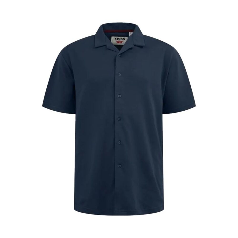 Duke Mens Connor D555 Stretch Kingsize Shirt / Navy